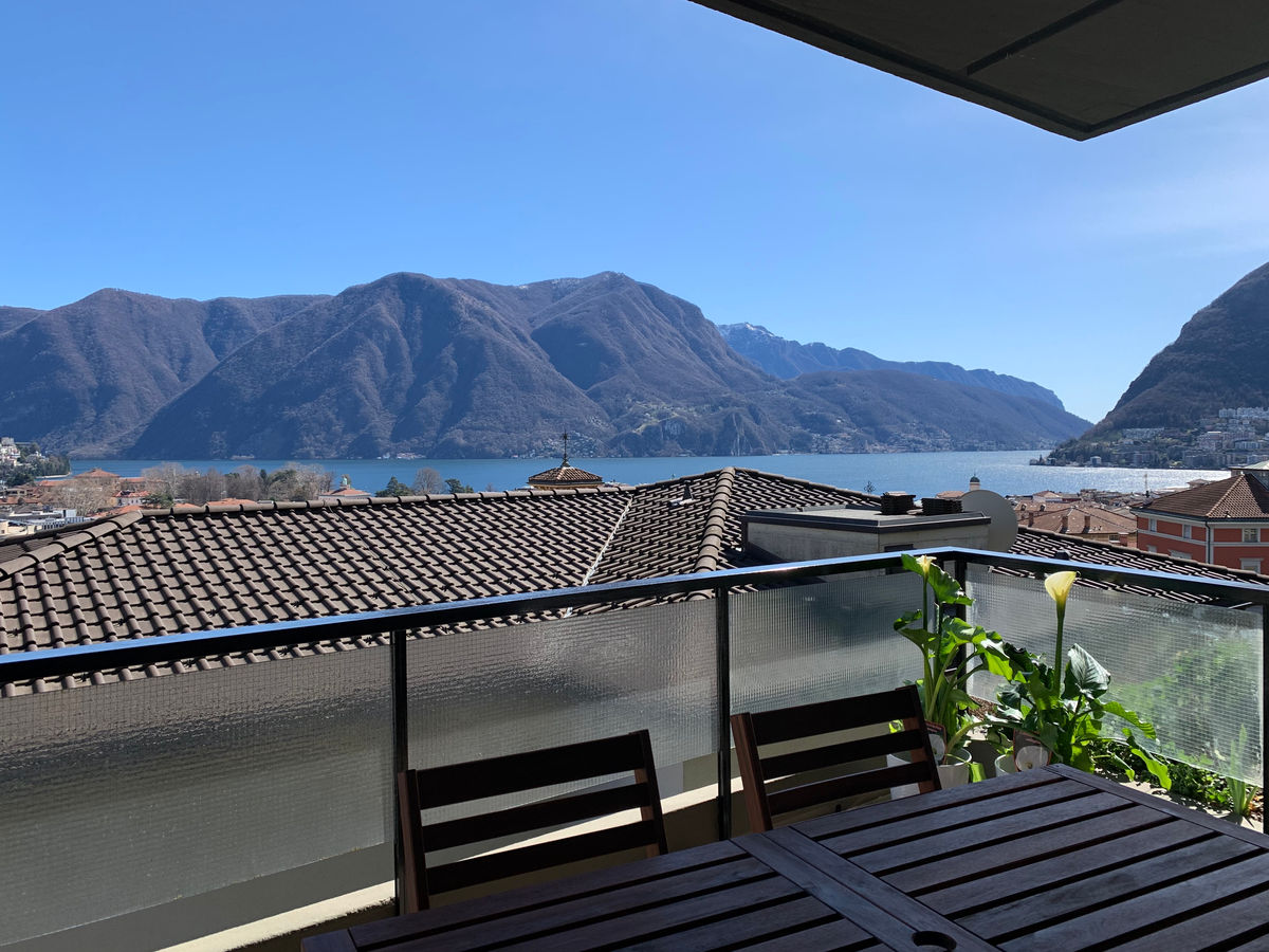 Top-floor apartment with open sky views, Via Massagno 5A, Lugano